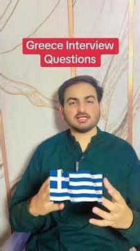 Greece Work Interview Questions🇬🇷 #greece #workvisa #europe