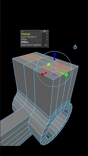 Autodesk Maya 3D Modeling Tips 1 || Hard Surface #mayamodeling #tutorial #shorts
