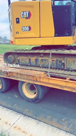 Ready to roll #truckin #movingequipment #pretrip #catequipment #cat306 | Trucking