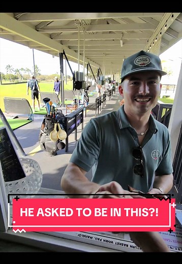 He really asked to be in the video 😭 make sure to follow for more range cooks! 👇🏼 #rangecookbystat #cooking #zephyr #pov #drivingrange