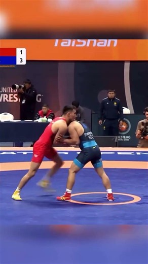 Ж.Шаршенбеков казак балбанын утту 🤼‍♂️💪Open Ulan Bator 05.06.26ж#спорт #кыргызстан #борьба #sports