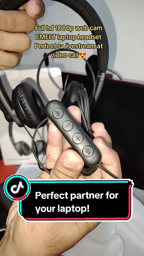 Emeet SmartCam C950 full hd 1080p and Emeet geniusCall HS50! Perfect for your live streaming and video calling with noice cancelling microphone! #webcam #emeet #headphone #noicecancelling #1080p #fullhd #fyp