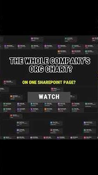 SharePoint org chart from a list: the whole company, not one person