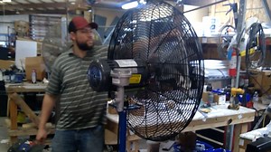 Watch 30" Electric Explosion Proof Fan on 4' Stand on Amazon Live