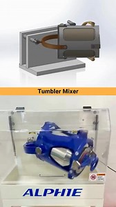 Tumbler mixer #howitmade #howitwork #mechanical #mechanism Mechanical and Automation Systems | Mechanical and Automation Systems