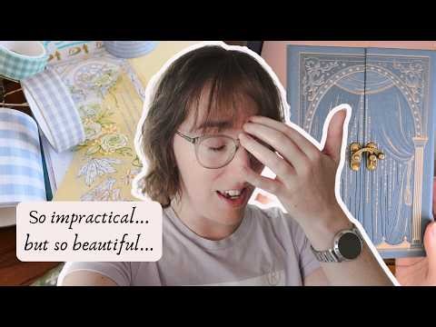 This journal completely surprised me | new stationery, DIY stickers & travel prep | Journal Vlog