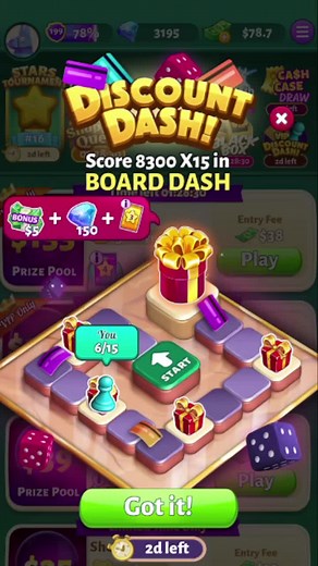 Solitaire Cash Discount Dash Mini Prize 2 #solitairecash Solitaire Cash Referral Code: G2GDR4 Solitaire Smash Referral Code: 24z8MFJLL731