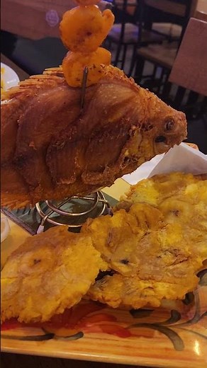 Pescado frito y camarones