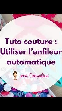 Sewing machine: Use the automatic needle threader