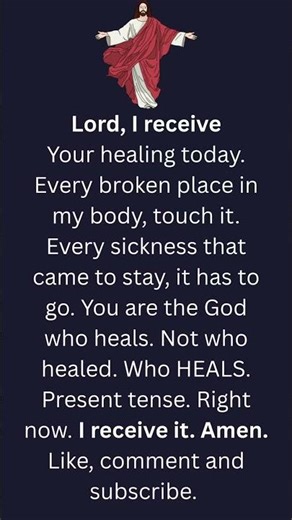 A Powerful Prayer for Healing #healingprayer #godheals #youtubeshorts #faith #prayer