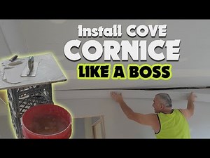 Drywall Plastering Tips on How to Install Cornice like a Pro