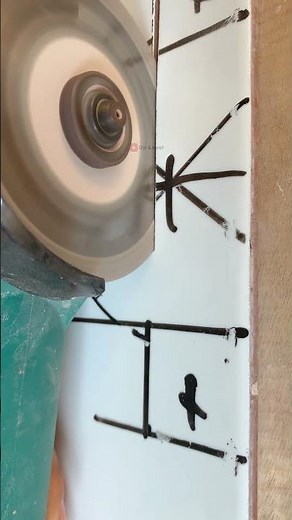 How to Cut Tiles Around Large Pipes Easily #tilecutting