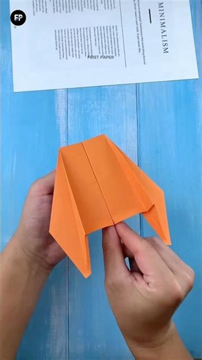 How to make boomerang plane 🪃 best returning paper airplane tutorial #shorts