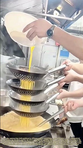Cascading Eggs: How Layered Sieves Create Perfect Golden Shreds