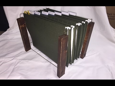 How To Build a SIMPLE and CHEAP DIY Hanging File Folder Frame