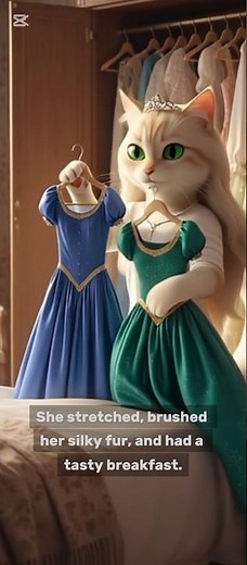 ✨ The Cat Princess’s Busy Day | Short Story 🐾👑