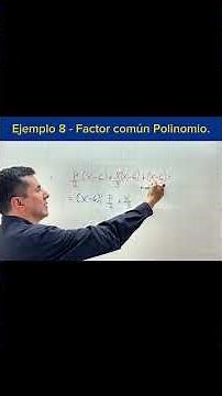 Example 8 🤓 Polynomial Common Factor - step by step VERY EASY