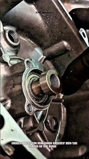 How to repair a Metal Bearing seat#shorts #satisfying #mechanic #technique #repair
