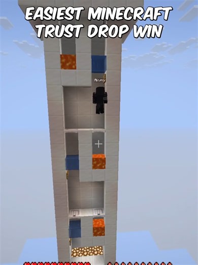 it's a leap of faith 💀 #minecraft #minecraftclip #gaming #fypシ゚ #foryoupage #fyp #minecraftshorts