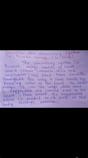 #Circulatory system class 7,8 Icse#