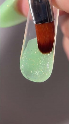 Acrygel Fantasy Pastel Green Glitter