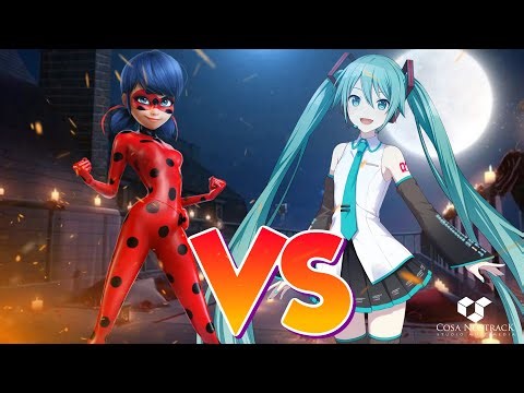 Hatsune Miku Takes vs Ladybug EPIC Singing Showdown #batallasderap derap