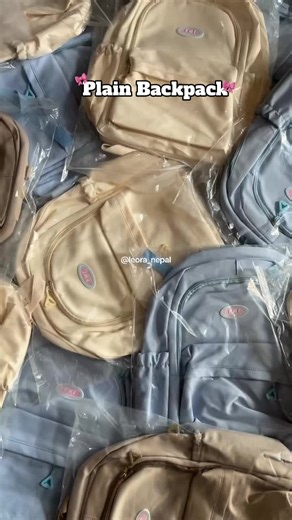 Plain Backpacks for School and College Students