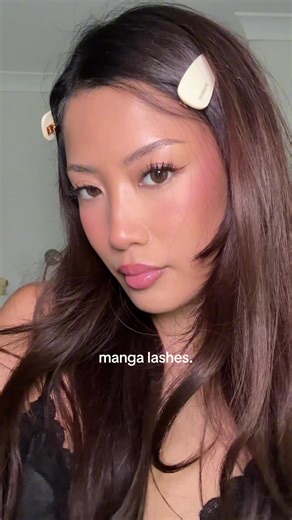 how have I not tried this style sooner?? using @VEYESBEAUTY manga lashes, code MYAT15 lenses dimple color celestial brown, discount code MYAT15 #lashmap #mangalashes #eyelashes #eyemakeuptutorial #lashclusters