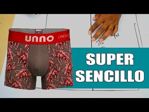 MOLDE PATRON DE BOXER PARA HOMBRE SUPER FACIL Talla L | Tips De Confección