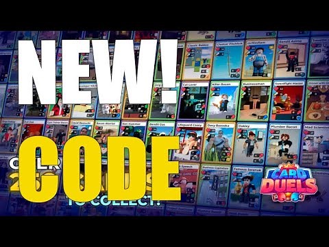 CARD DUELS CODES 🃏[ROBLOX]🃏