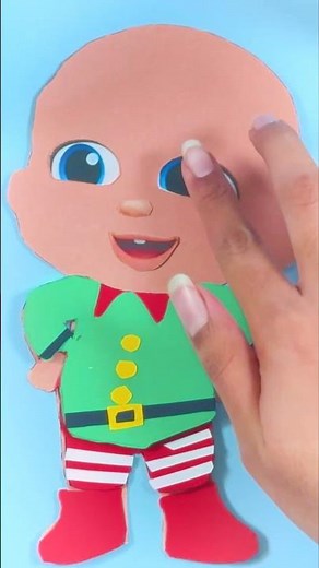 Make a Paper Elf for Christmas ✨ #diy #crafts #creative