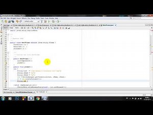 طريقة إنشاء داتا بيس على برمجية NETBEANS وربطها مع برنامج GUI بشكل بسيط