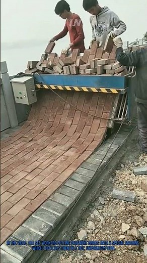 Brick Paving Machine: How It Lays Pavement Bricks Fast and Neatly!