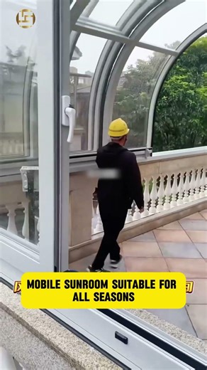 #retractablesunroom #movablesunroom #slidingsunroom #outdoorliving #sunroom #glassroom #solarium