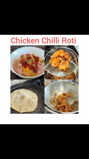 Sunday Special Chicken Chilli Roti 🤩😊 #shorts #yt #youtube #odia #vlog #food #chicken #foodie #viral