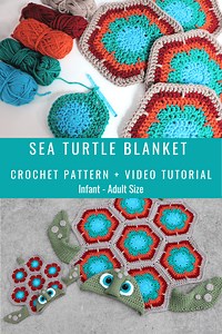 Hooded Sea Turtle Blanket