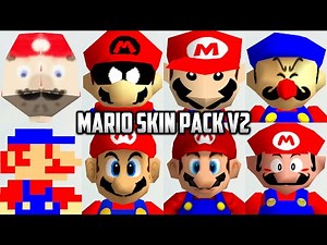 ⭐ Super Mario 64 PC Port - Mario Skin Pack V2