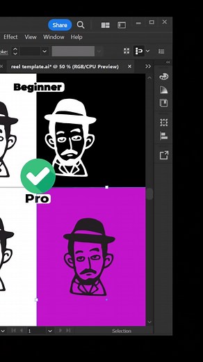 Let`s Design | Invert Logo in Adobe illustrator professionally Part 3 Follow for more tips, tuts, & resources DM for Commissions and colabs... | Instagram