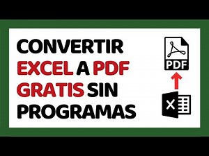 How to Convert Excel to PDF Without Software