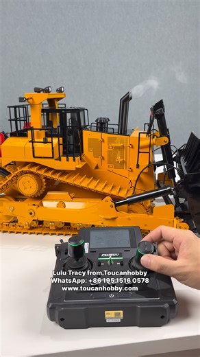 96K views · 1.8K reactions | Smoking out the hydraulic 1/14 scale D11 bulldozer!!  Adding smoke liquid takes the realism to a whole new level this beast looks unstoppable! BUY NOW: https://www.toucanhobby.com/d11Dozer #D11 #RCBulldozer #RCHydraulic #RCConstruction #RCDozer #RCAddict #RCHobby #RCModel #RCWorld #RCLife #ScaleModel #HeavyEquipment #RCCommunity #RCWorksite #RCDaily #RCChick #Toucanhobby #Lulu | Toucanhobby RC Model | Facebook