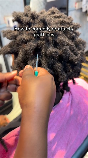 Dreadlocks Nairobi Kenya Salon on Instagram: "How to correctly re-attach/graft locs"