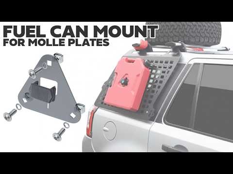 Land Rover Freelander 2 MOLLE plate Fuel / Water Can Holder / Plastic Jerry Can Mount LR2