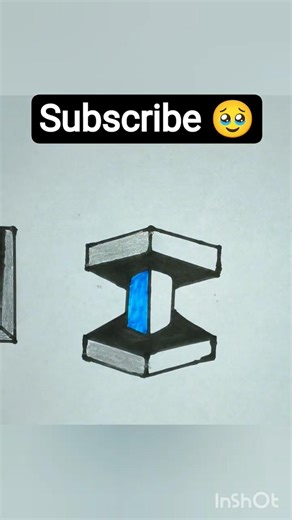 easy and unique amazing 3D illusion #drawing #trending