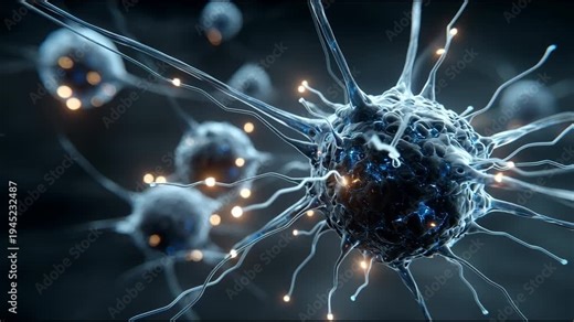 Microscopic Cells Exhibiting Dynamic Movements in Scientific Animation for Educational Insights