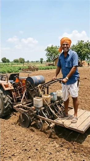 किसान ने बनाया अपने आप चलने वाला ट्रैक्टर 😱😱😱