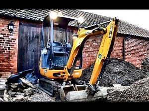 JCB 8014 Compact Excavator at Work