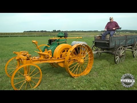 FAILED Rein Steer Tractor - Rare 1920 LaCrosse Model M Line Drive Tractor