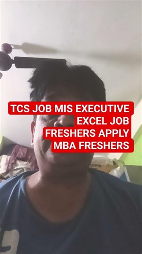 TCS MIS Executive Job 2026 🔥 Excel + PMO | Bengaluru | Freshers & Exp