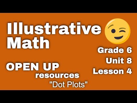 😉 6th Grade, Unit 8, Lesson 4 "Dot Plots" | Illustrative Mathematics