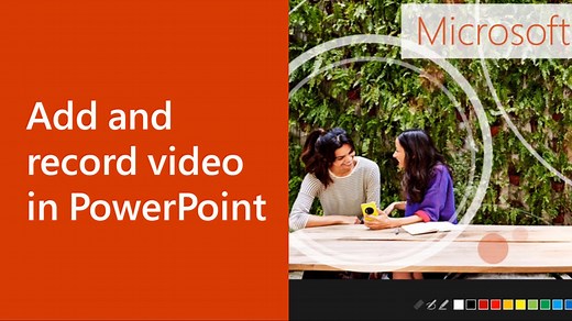 Video toevoegen, opmaken en opnemen in PowerPoint